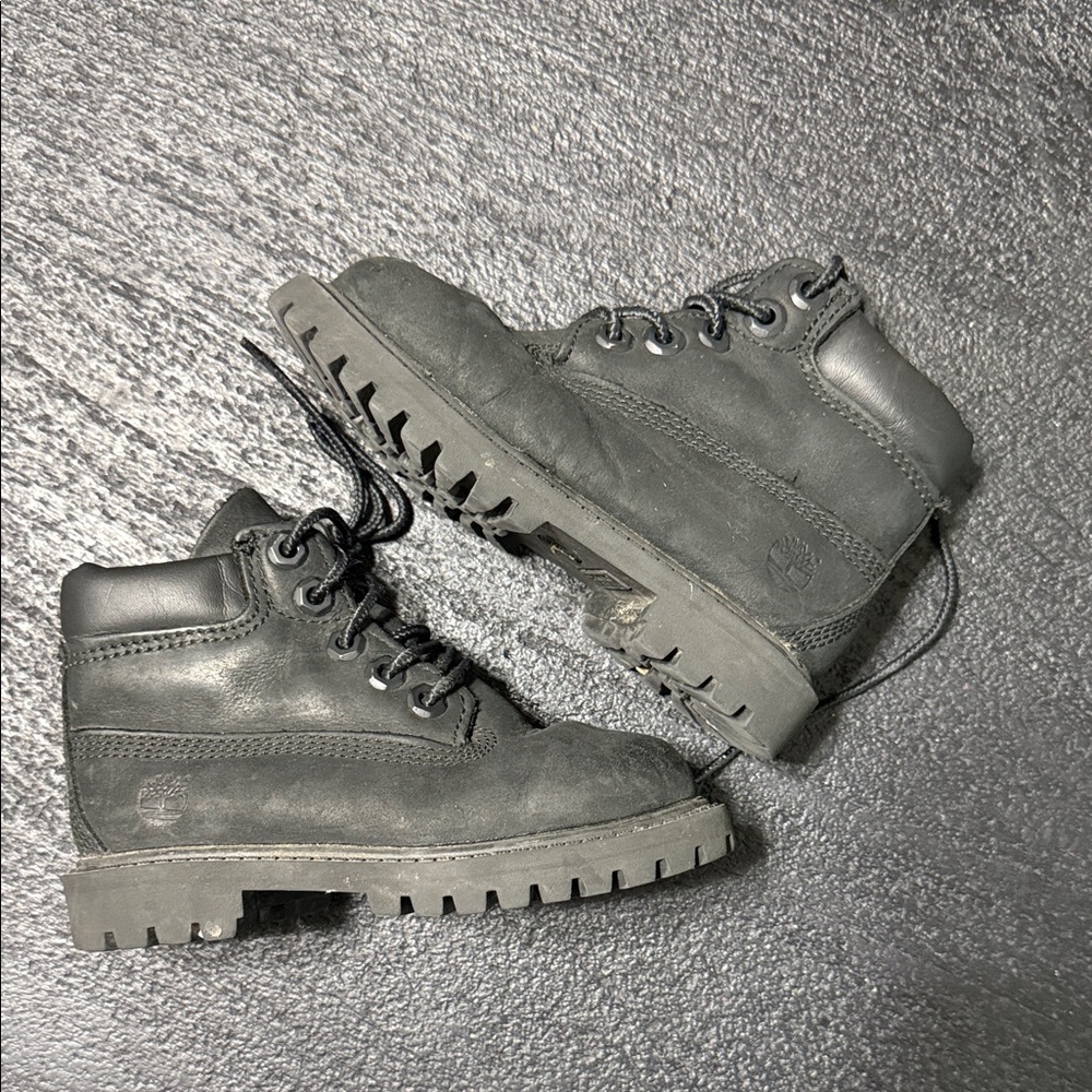 Timberland Black Leather Boots